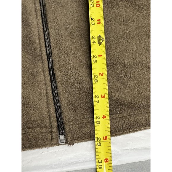 Bass Pro Fleece Jacket XL Full Zip Sweatshirt Inner Drawstring Camping Casual - Picture 6 of 8